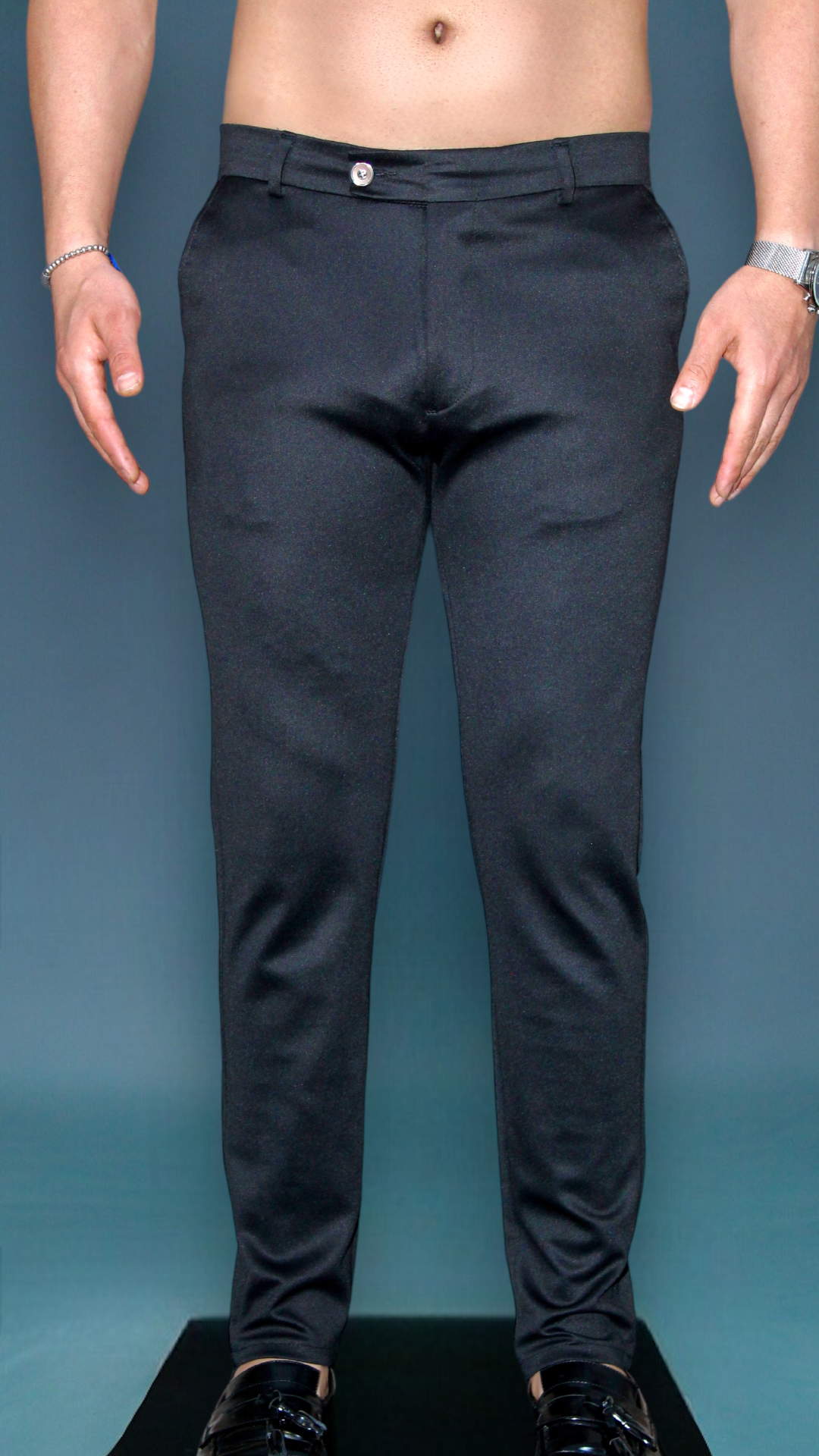 MEMZ LUXE SMART TROUSERS - BLACK