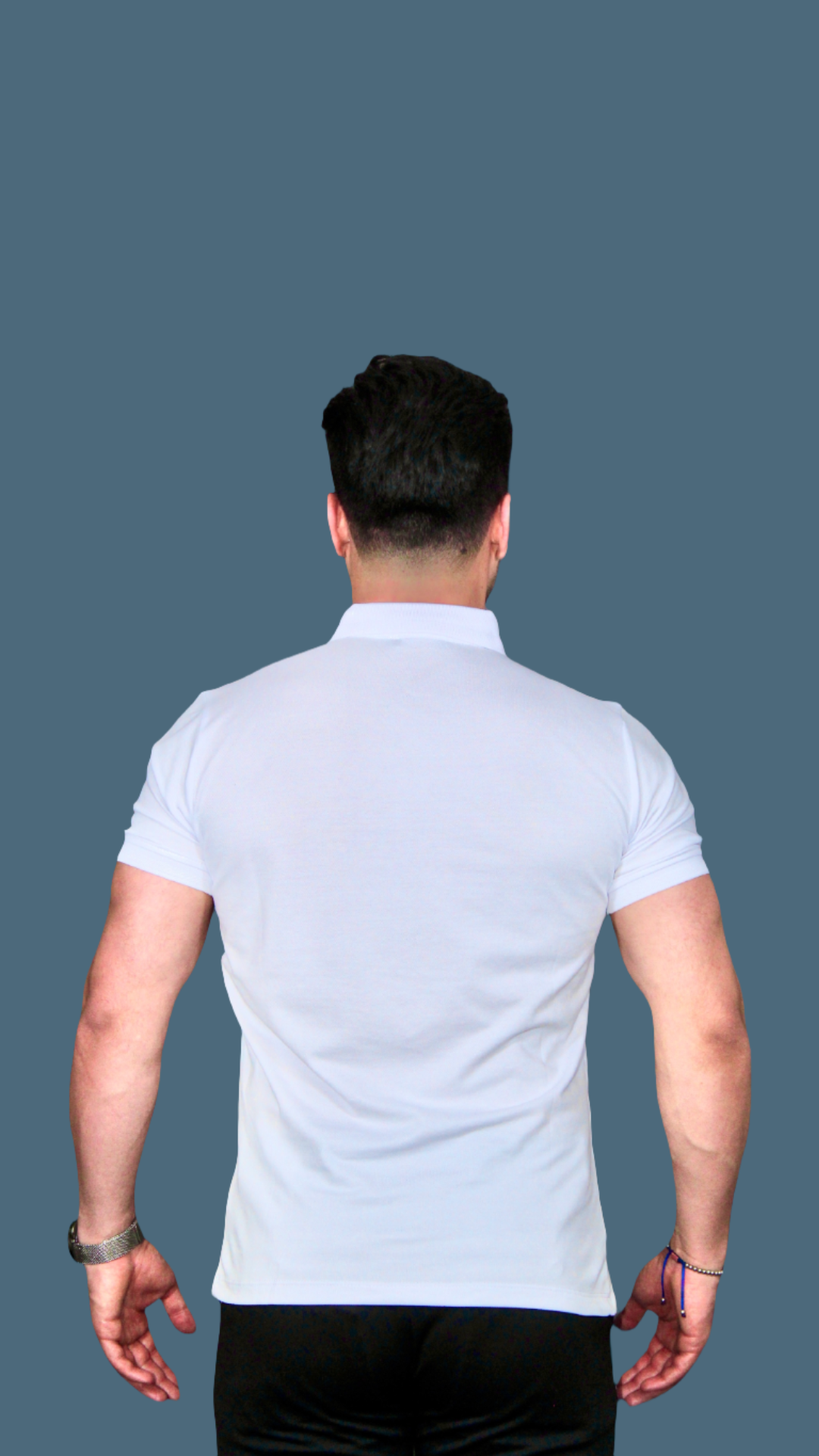 MEMZ OXFORD POLO IN WHITE