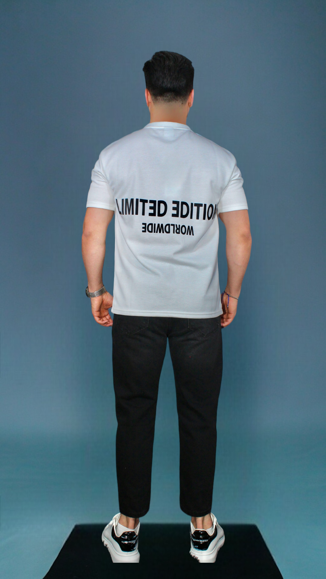 MEMZ LMTD EDITION TEXTURE TEE IN WHITE
