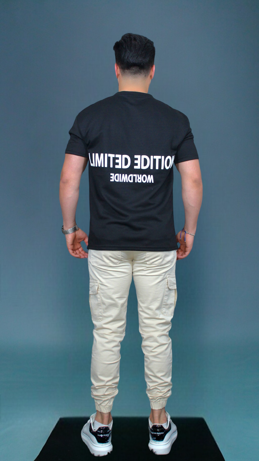 MEMZ LMTD EDITION TEXTURE TEE IN BLACK