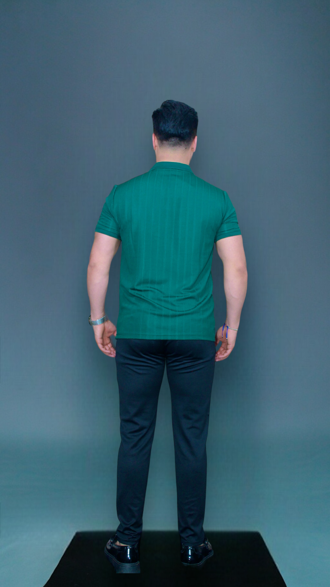 MEMZ LUXE REVERE POLO IN GREEN