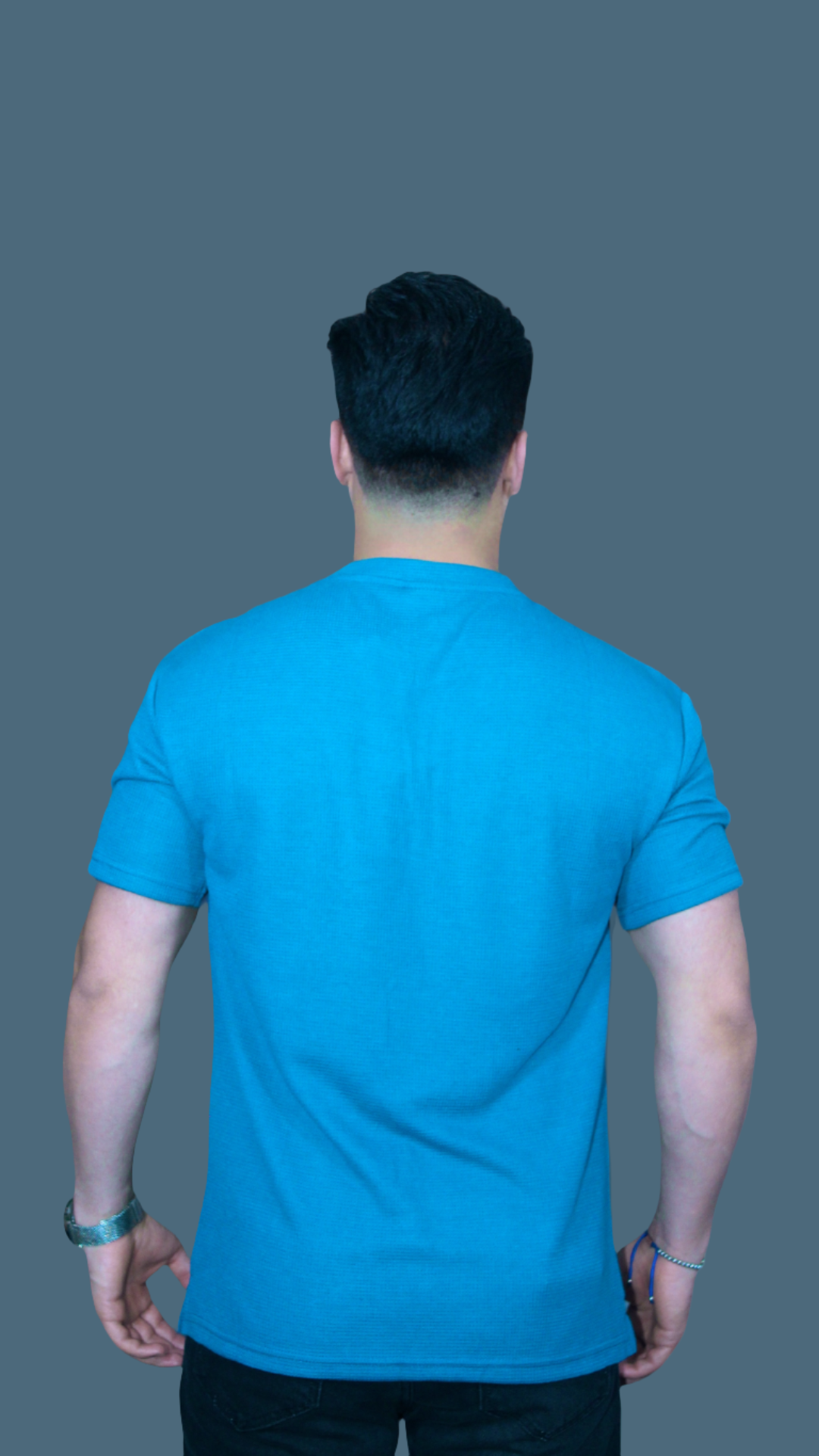 MEMZ PREMIUM TEXTURE TEE  IN INDIGO