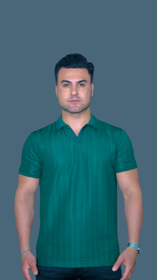 MEMZ LUXE REVERE POLO IN GREEN