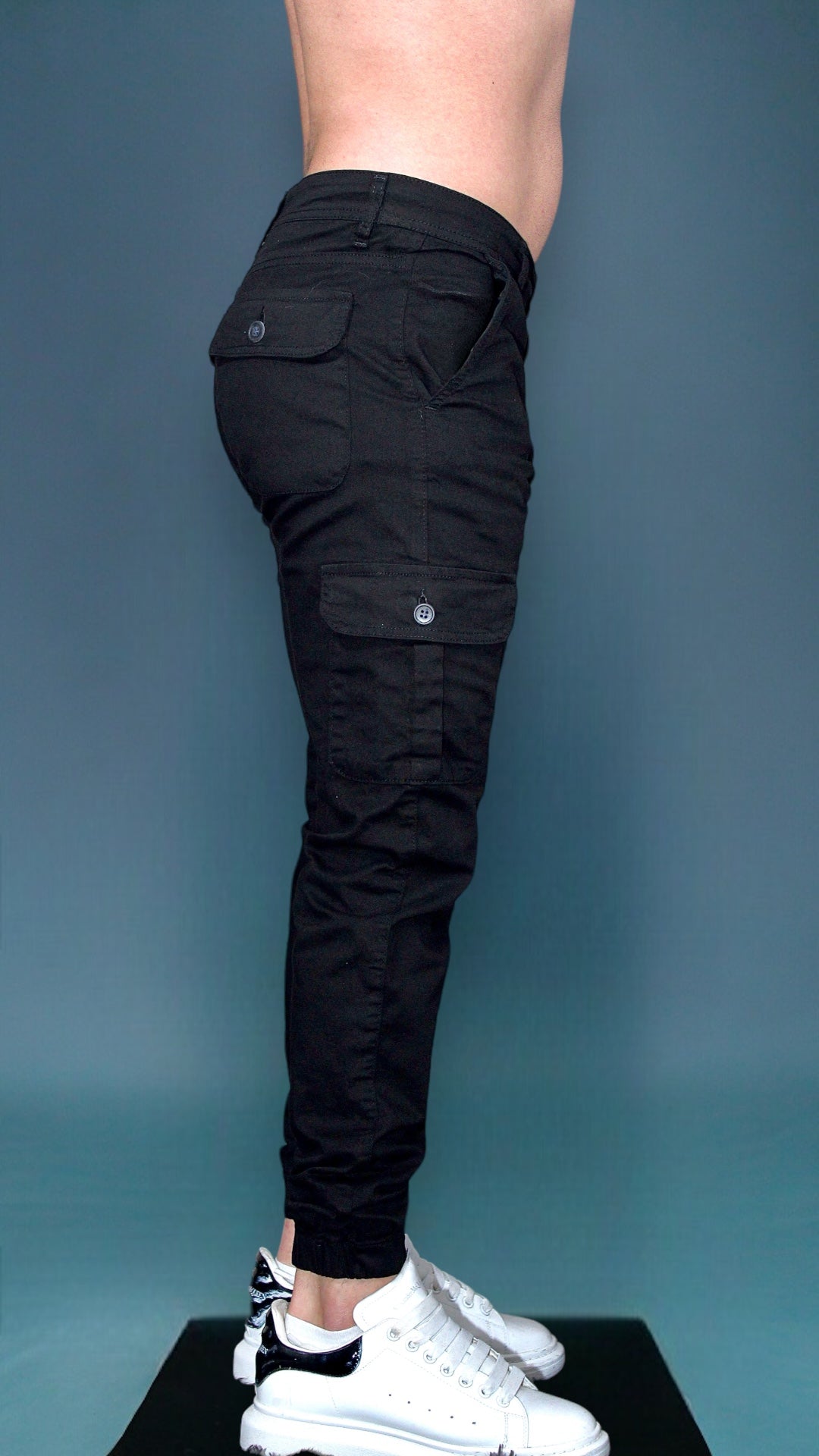 MEMZ PREMIUM CARGO PANT-BLACK