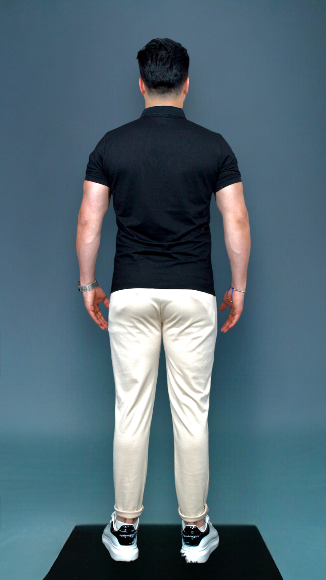 MEMZ OXFORD POLO IN BLACK