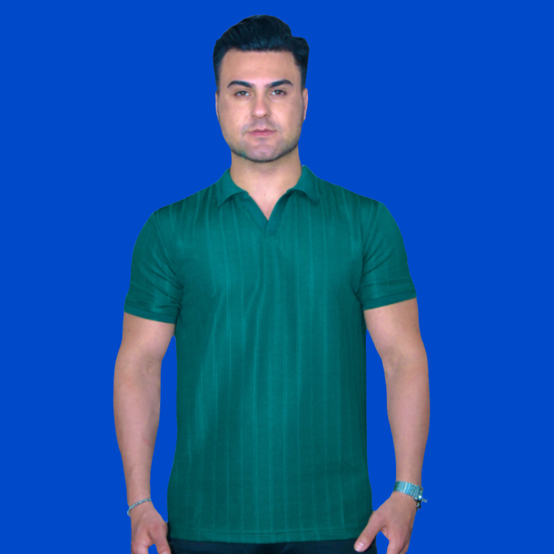 MEMZ LUXE REVERE POLO IN GREEN