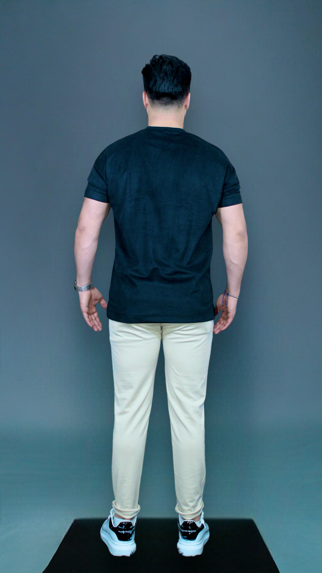MEMZ FREEDOM SLIM TEE IN BLACK