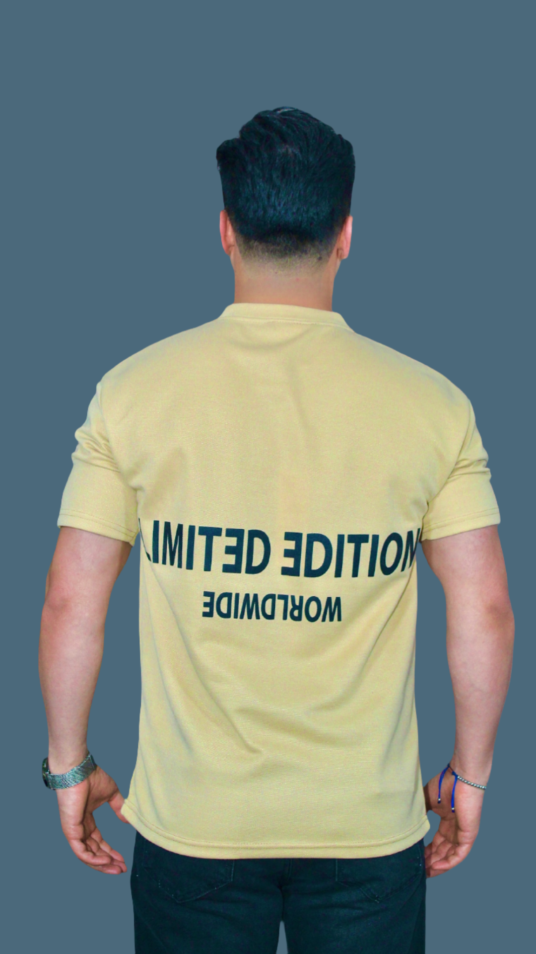 MEMZ LMTD EDITION TEXTURE TEE IN BEIGE